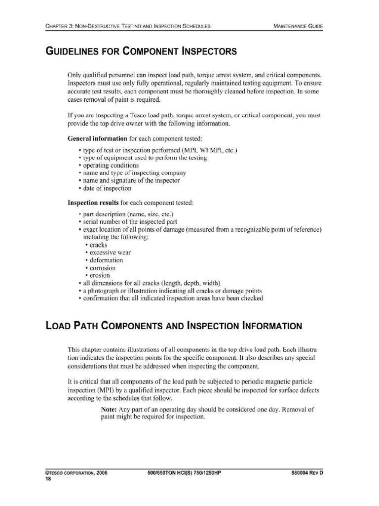 Maintenance Guide TDS PDF