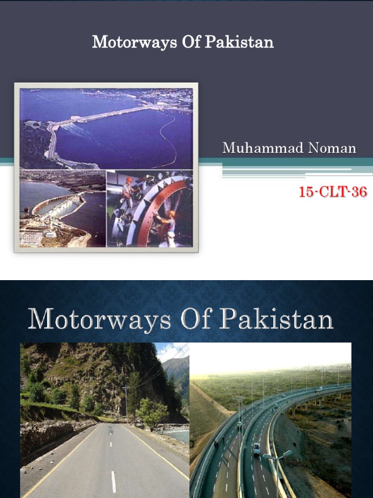 Overview of Pakistan's Motorway Network | PDF | Infrastructure ...