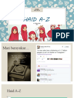 Materi Pubertas Dalam Islam Haid A-Z