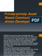 Prinsip-Prinsip Asset Based Community Driven Development