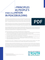 Guiding Principles On Young People's Participation in Peacebuilding - 1