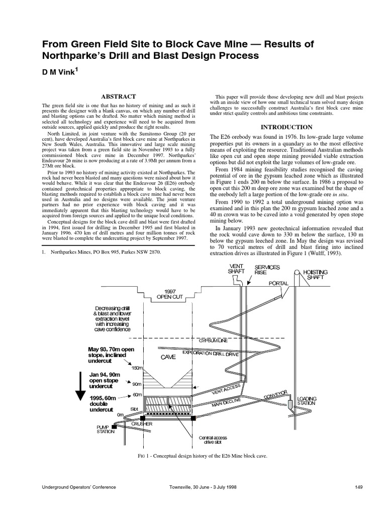 Drill And Blast Design