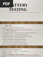 Battery Testing