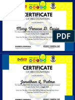 White and Blue Professional Certificate Landscape