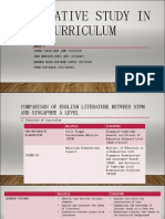 Group 7 Comparative Study in Curriculum