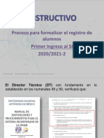 Proceso para Formalizar El Registro de Alumnos Primer Ingreso Al SI 2020 - UNAM-DGIRE SUB - CERTIFICACIÓN Depto. Registro y Control Escolar