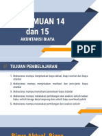 Pertemuan 14 Dan 15 Standar Costing