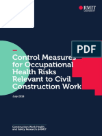 Control Measures Occupational Health Risks Relevant Civil Construction Work