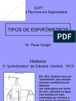 Curso - Tipos de Espirômetros