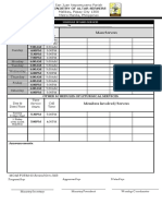 Mass Services Form 2016