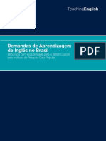Demandas de Aprendizagem de Inglês No Brasil - British Council