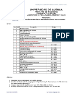 Guía de prácticas: Laboratorio de Física (Fluidos, Acústica y Calor