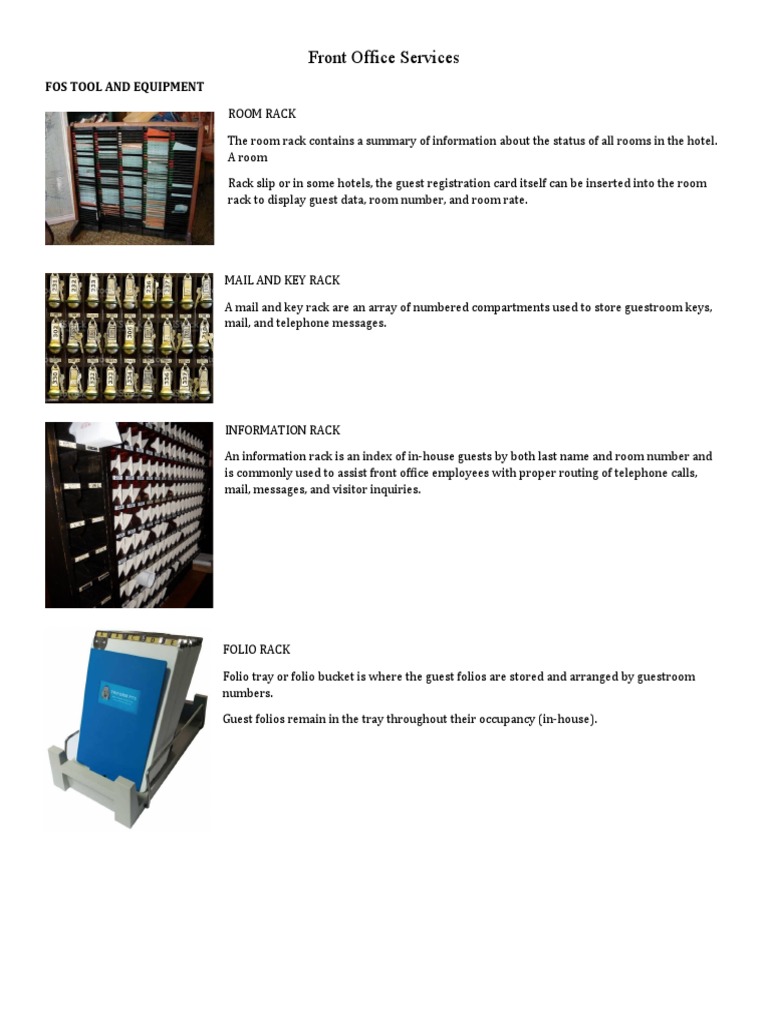 Fos Tools and Supplies PDF