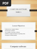 Computer Software Lesson.