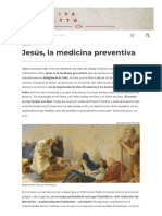 Jesús, La Medicina preventiva-Artículo-Paiva Netto