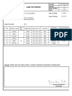 7-Day Compressive Strength Report | PDF | Concrete | Density