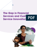 The Gap in Financial Services Customer Experience Innovation