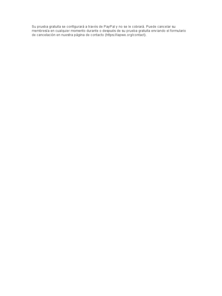 Cancelacion de membresia pdf
