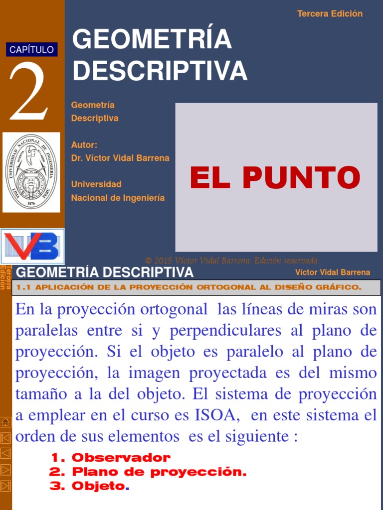 Capítulo 02 El Punto PDF Geometria plana) Geometría