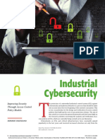 Industrial Cybersecurity Improving Security Through Access Control Policy Models