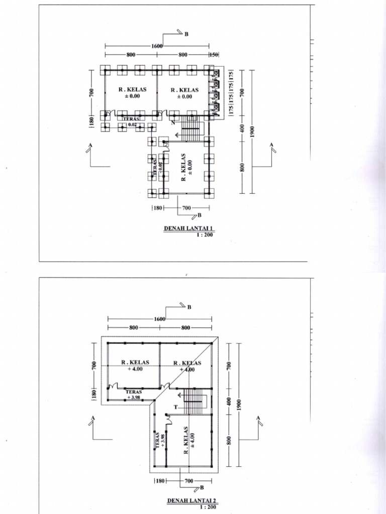 Site Plan Dan Master Plan Gedung Baru MIN 2 WNG | PDF