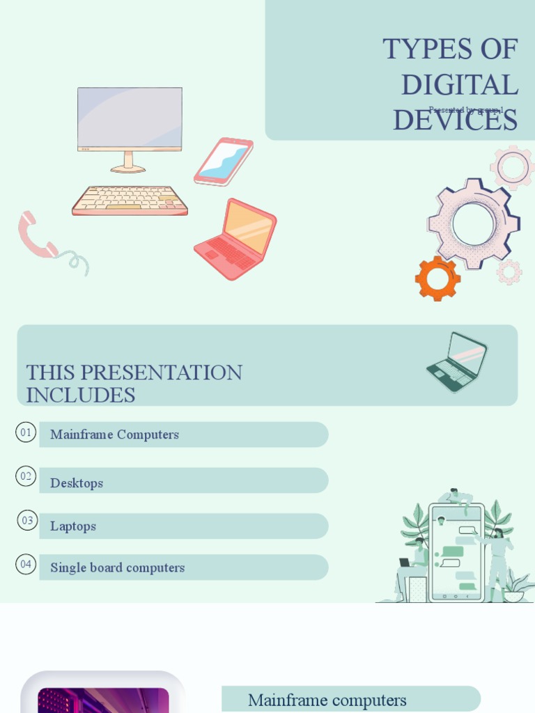 Types of Digital Devices Overview | PDF | Desktop Computer | Laptop