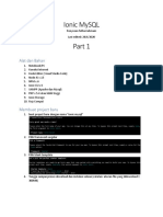 Modul Ionic Mysql Part 1