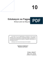 Edukasyon Sa Pagpapakatao: Modyul para Sa Mag-Aaral