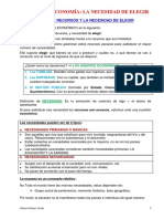 La economía y la escasez de recursos