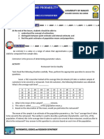 Module 8 Computing The Point Estimate of A Population Mean