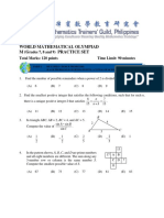 WMO Practice Set M