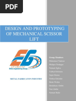 Scissor Lift Design & Feasibility | PDF | Gear | Elevator