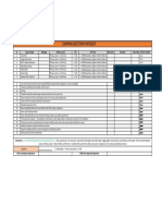 Lighting Selection Efficacy Checklist