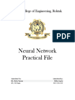 Practical Lab File NN