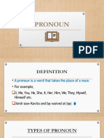 Pronoun Final