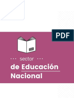 Organigrama del sector educación nacional