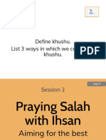 Y9 Lesson 2 Salah With Ihsan