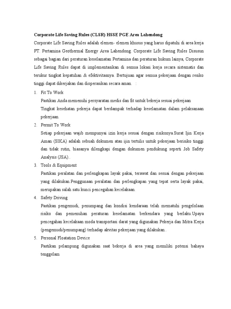 CLSR & Hirarki | PDF