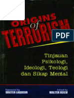 Origins of Terrorism Tinjauan Psikologi, Ideologi, Teologi Dan Sikap Mental by Walter Reich (Editor)