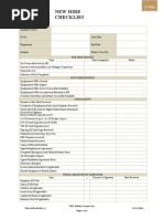 TERC HR - Form 001 v1 - New Hire Checklist