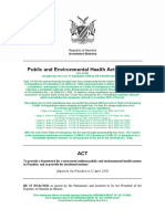 Public and Environmental Health Act 1 of 2015