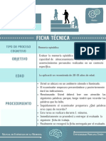 Evalua memoria episódica mediante estímulos visuales y lectura