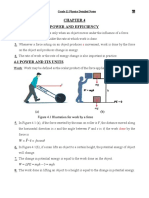 Grade 11 Physics Power and Efficiency Notes