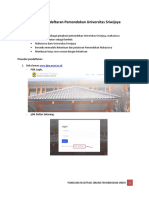 PANDUAN REGISTRASI PEMONDOKAN UNSRI