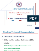 Create Technical Documentation