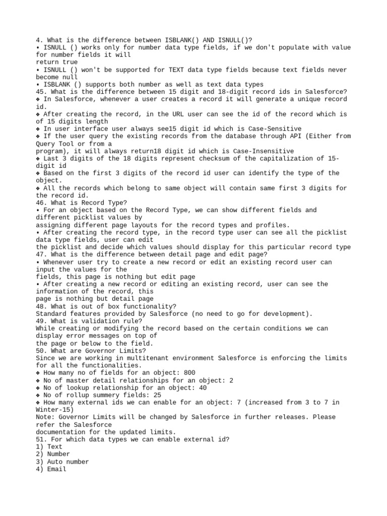 SDFC Dev1 | PDF | Object (Computer Science) | Data Type