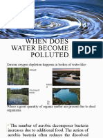 When Does Water Become Polluted
