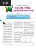 Ligações Químicas Ligação Iônica Covalente e Metálica
