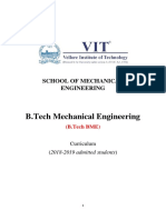 B.tech Mechanical (AY2018 2019)