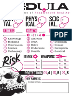 MedulaRPG - Character Sheet